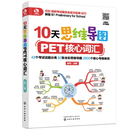 10天思维导图PET核心词汇