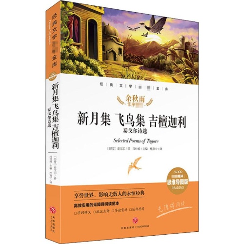 经典文学名著金库.名师精评思维导图版--新月集.飞鸟集.吉檀迦利:泰戈尔诗选